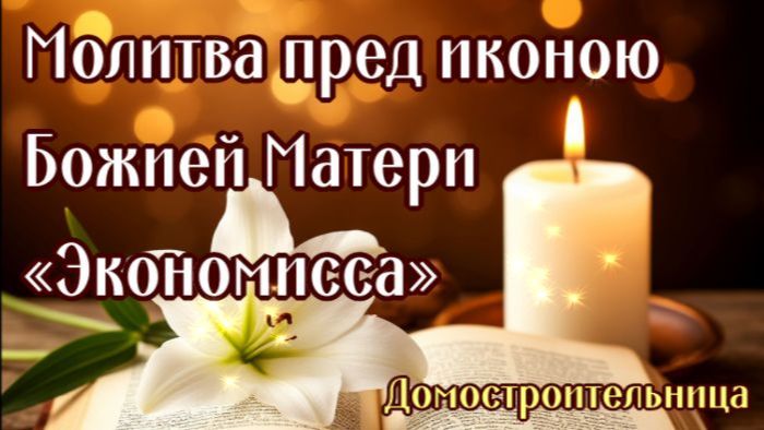 ОТ НУЖДЫ И МАТЕРИАЛЬНЫХ ТРУДНОСТЕЙ, ДЛЯ ЗАЩИТЫ ДОМА Молитва пред иконою Божией Матери «Экономисса» смотреть онлайн