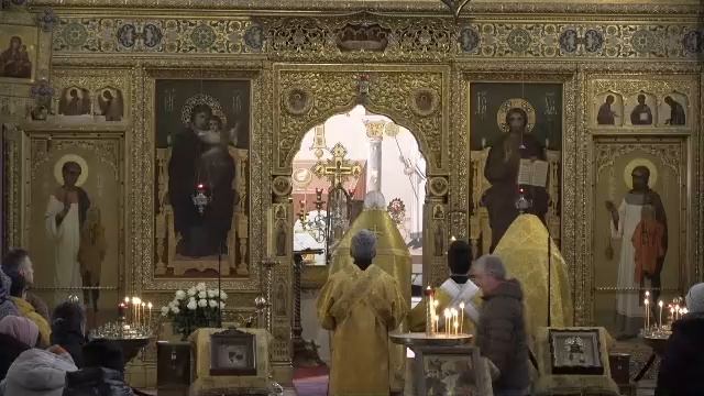 29.11.2025 Liturgie in deutscher Sprache. Hl. Apostel und Evangelist Matthäus смотреть онлайн