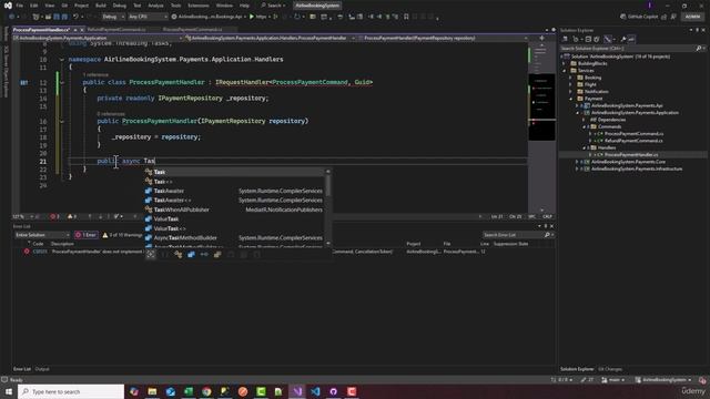 16 - Payment CommandsQueriesHandlers