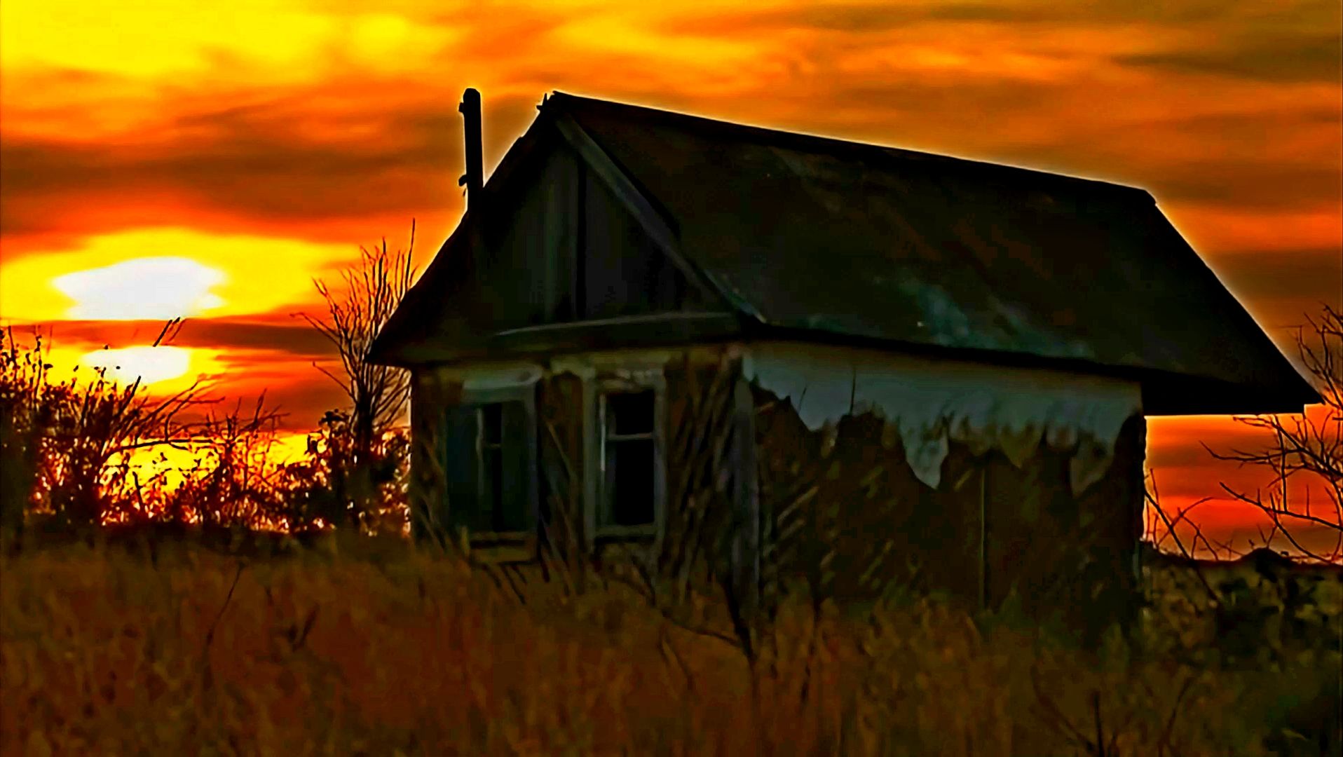 У зелёном у саду