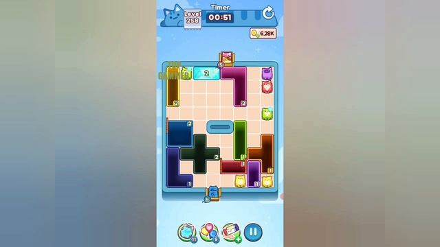 Как пройти Уровень 258 в Drop the Cat! (Решение)