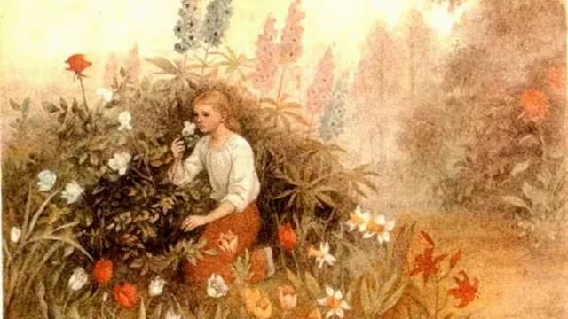 Снежная королева. Ганс Христиан Андерсен. Рассказ третий "Цветник женщины, умевшей колдовать" смотреть онлайн