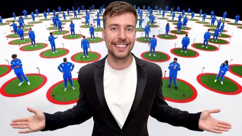 Как Я Запер 100 Человек В 100 Кругах (Мистер Бист | Mr Beast)