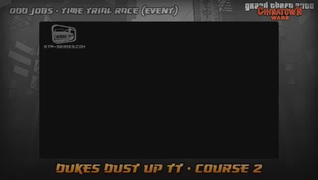 GTA Chinatown Wars - Walkthrough - Time Trial Race - Dukes Dust Up TT - Course #2