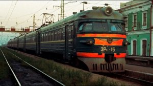 Железнодорожная станция в городе Ковров на оживших фотографиях второй половины 20-го века