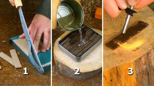 Как сделать ВЛАГОЗАЩИТНЫЕ ПОЛОСКИ для розжига огня в походе и для выживания лесу!