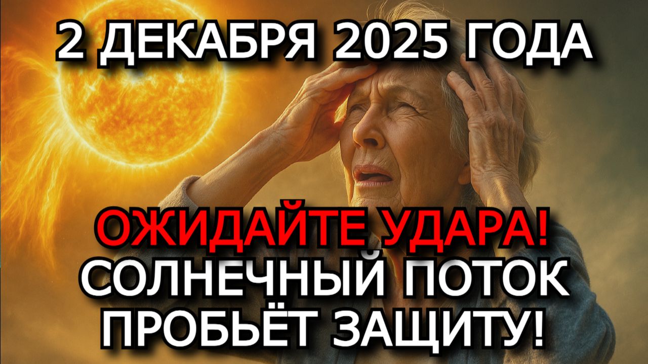 МАГНИТНЫЕ БУРИ 2 ДЕКАБРЯ 2025 — К-ИНДЕКС ДО 5 БАЛЛОВ! ВОЗДЕЙСТВИЕ УСИЛИТСЯ ⚠️