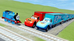 Самые ДЛИННЫЕ грузовики! Успеют ли они проехать дорогу?? - BeamNG.Drive