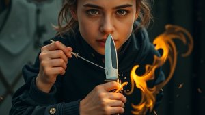 Складной фрикционный нож