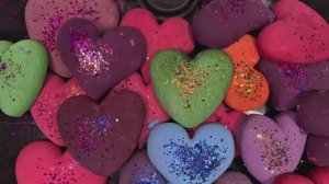 АСМР!!! Милые разноцветные сердечки !!! 🩷🧡💛💚🤍💜🤎🖤💙❤️