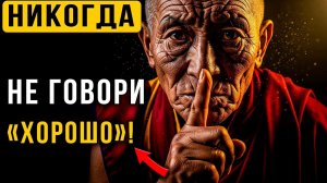 Спросили «Как дела» — МОЛЧИ! Ты теряешь силу. ✅ Мудрость Тибета