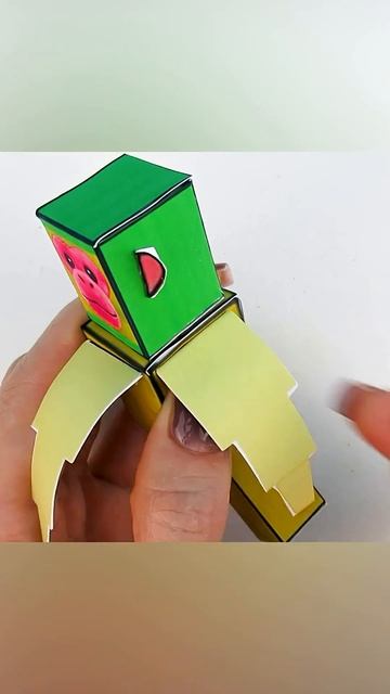 Как сделать Чимпанзини Бананини | Бумажные фигурки Brainrot своими руками смотреть онлайн