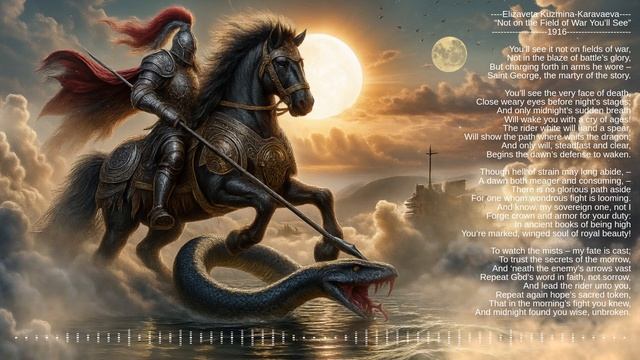 Elizaveta Kuzmina-Karavaeva “Not on the Field of War You’ll See”  1916