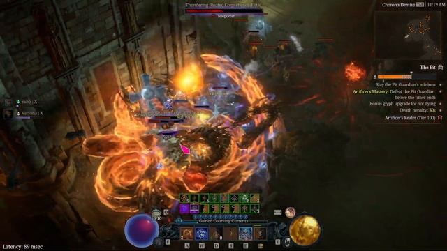 Diablo 4. Sorcerer S9 Pit 100 Speed Run 2:51 смотреть онлайн