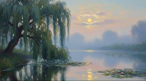 Вечер над речкой