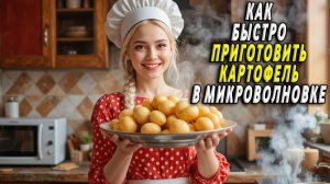 Как быстро приготовить картофель в микроволновке