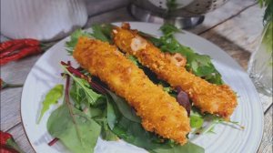 Сырные палочки в панировке Темпура! Это очень вкусно!😋😋😋