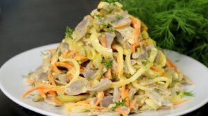 САЛАТ, который улетает первым! Деликатесный - простой, дешевый и очень вкусный!