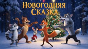 Мультфильм для детей. Новый год на лесной опушке