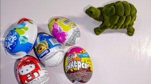 АСМР распаковка Киндер Сюрприз яйца АСМР Новинка 🤯👀