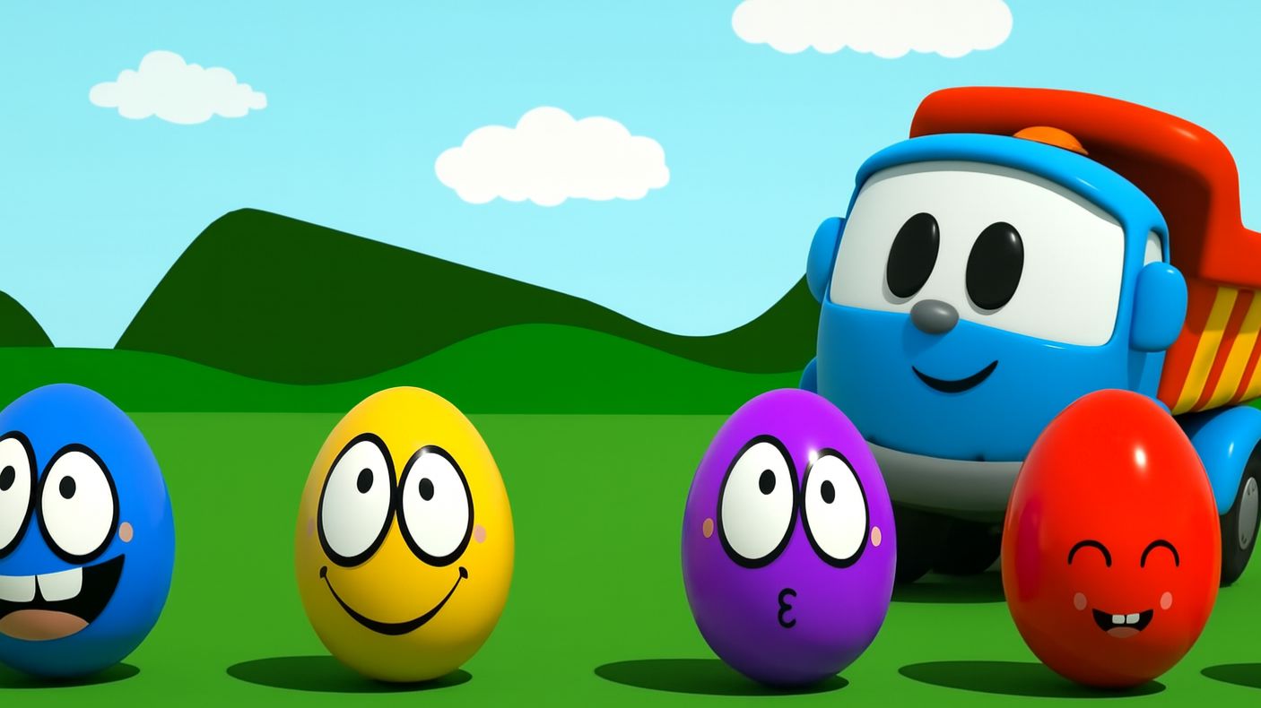 Мультики для детей | Грузовичок, Трактор и Бульдозер учим вместе разные цвета | Мультики для малышей