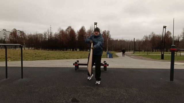 Упражнения с ротанговым шестом 160 см (3)