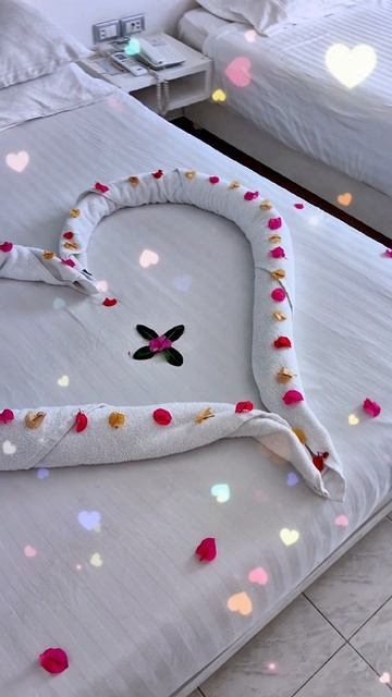 Солнце, море и тысяча мгновений | Египет | Meraki | Сердечко из полотенец