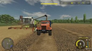 Farming Simulator 25 Карта Сосновка. "Уборка пшеницы" #21