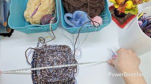 СП "Пледомания 3" неделя 5 // Лежанка для котиков//  Использую мини хвостики// Слайд шоу