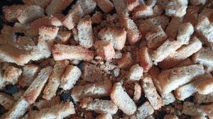 Всем привет) Жарю сухарики у нас мороз - 30🥶