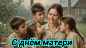 С днём матери -обнимаем сердцем. Музыкальная открытка.