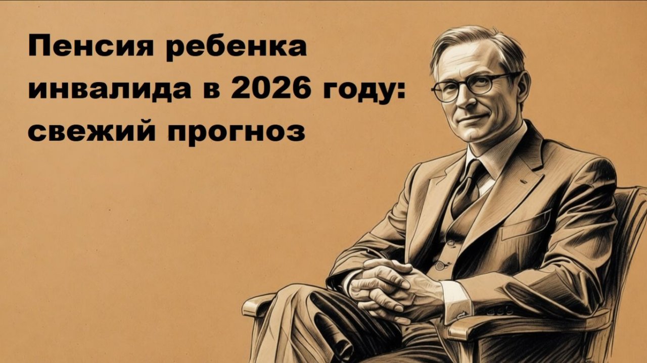 Пенсия ребенка инвалида в 2026 году: свежий прогноз
