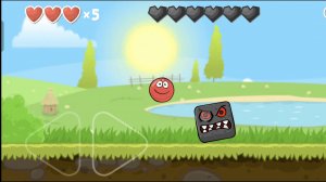 Red ball 4. Красный шар 4. Первый босс