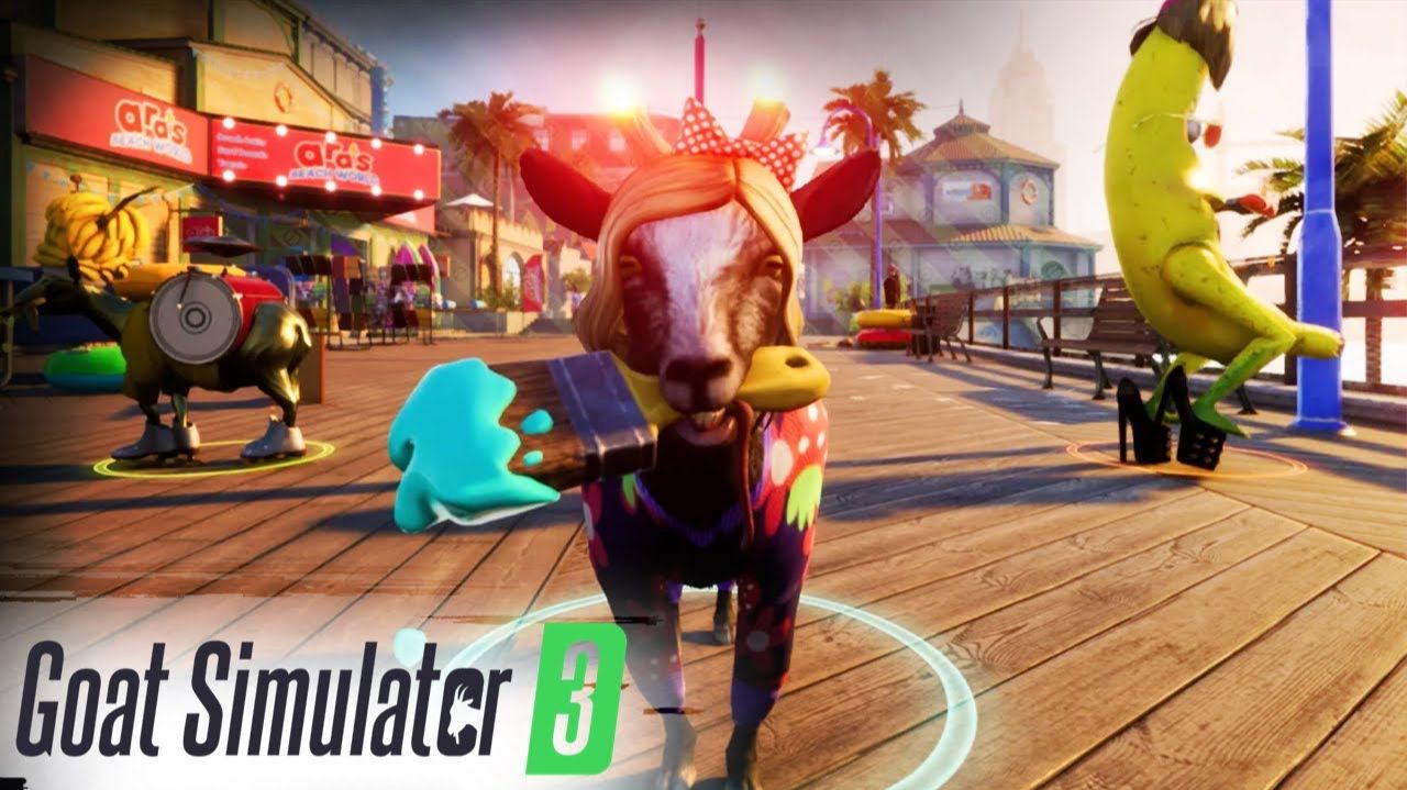 Goat Simulator 3 На 2 Игрока