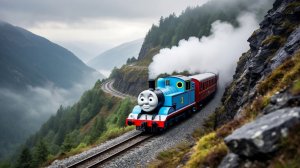 Паровозик Томас в горах.