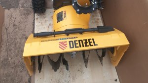 снегоуборщик DENZEL SB560 собираем и запускаем...