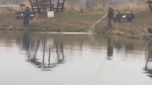 поимка форели