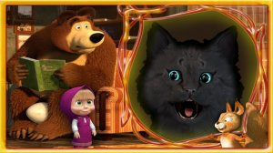 МАША И МЕДВЕДЬ СПОКОЙНОЙ НОЧИ ГОВОРЯЩИЙ СУПЕР КОТ ( ИГРА для ДЕТЕЙ ) #04
