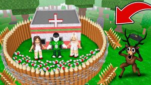 Я ПОСТРОИЛ БАЗУ-БОЛЬНИЦУ в игре 99 ночей в лесу в РОБЛОКС!