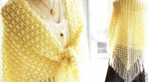 МК.Узор для шали крючком