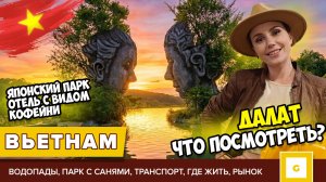 #7 ВЬЕТНАМ ДАЛАТ ЕДЕМ САМИ: ЧТО ПОСМОТРЕТЬ, ГДЕ ЖИТЬ И СКОЛЬКО ВСЁ ЭТО СТОИТ?  ОТЕЛЬ ЭКСКУРСИИ РЫНОК