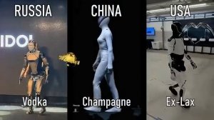 Роботы России, Китая и  США