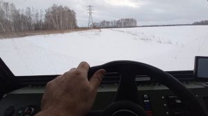 Зимняя обкатка вездехода!!