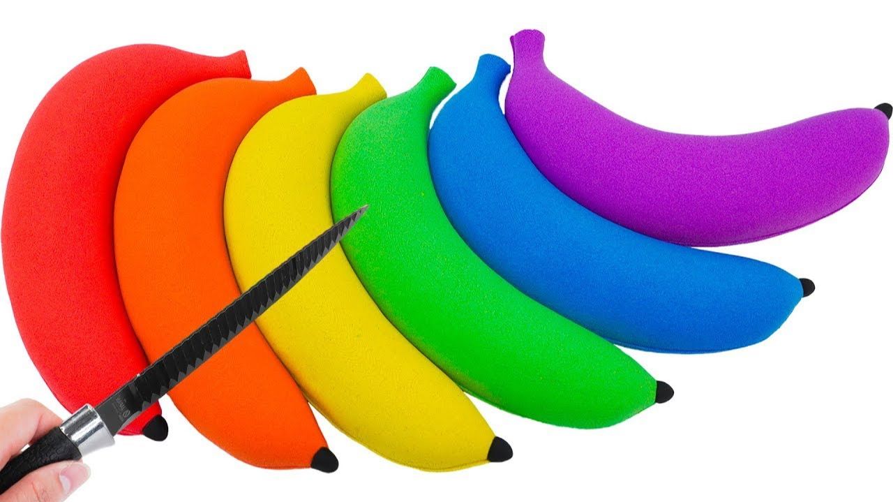 ИГРАЕМ С КИНЕТИЧЕСКИМ ПЕСКОМ ЛЕПИМ БАНАНЫ ВИДЕО МУЛЬТИКИ ДЛЯ ДЕТЕЙ КАНАЛ ИГРАЛКИ-ЗАЛИПАЛКИ