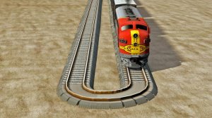 Перепутал рычаги в поезде! СТРАШНЫЙ РАЗВОРОТ! Кто сделал это железную дорогу?! – BeamNG.Drive