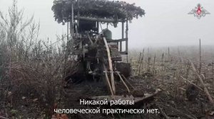 Робот-кабелеукладчик на передовой