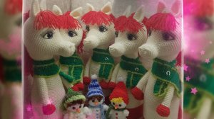 30-11-2025 Вязовлог, довязала заказы. Снеговики и лошадки.