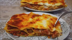 Рецепт ВКУСНЕЙШЕЙ лазаньи с фаршем и соусом бешамель Готовим СЫТНЫЙ ужин