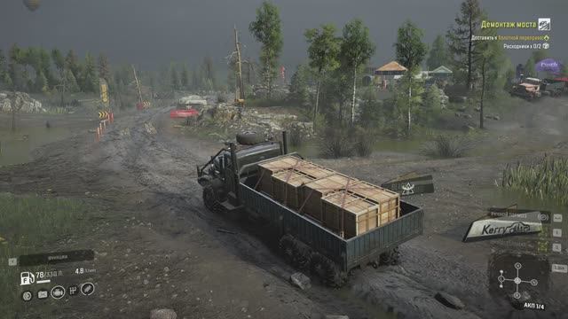 SnowRunner __  ТЕННЕССИ_Демонтаж моста