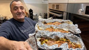 Бедра индейки приготовленные в фольге в духовке на праздничный стол